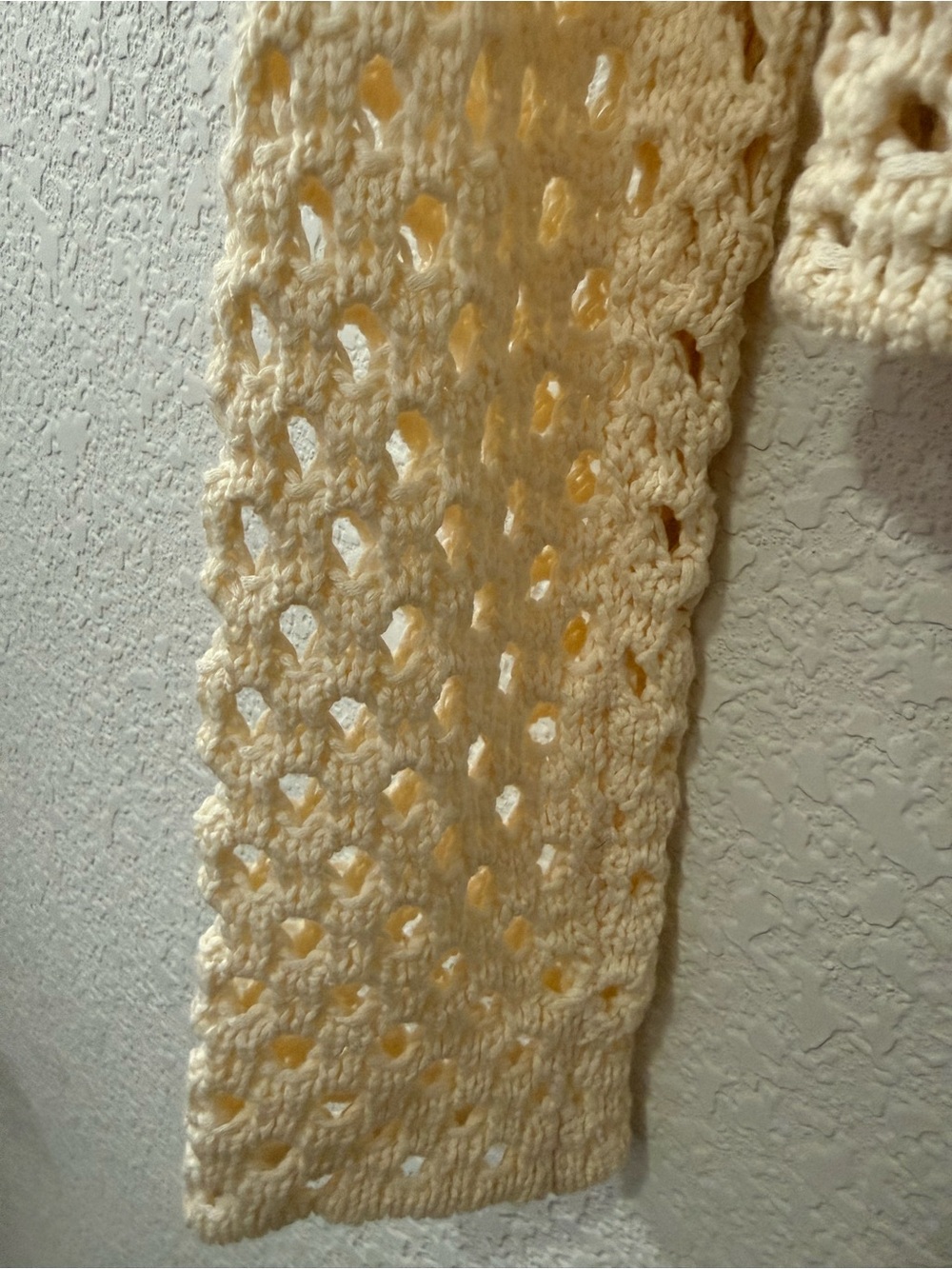 Debut | Crochet Granny Square Sweater | Boho Festival Open Knit | Medium - Picture 6 of 9